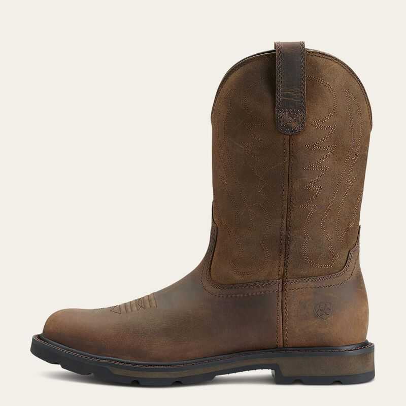 Ariat Groundbreaker Work Boot Brown | 293UKOXTR