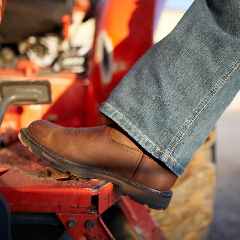 Ariat Groundbreaker Work Boot Brown | 293UKOXTR