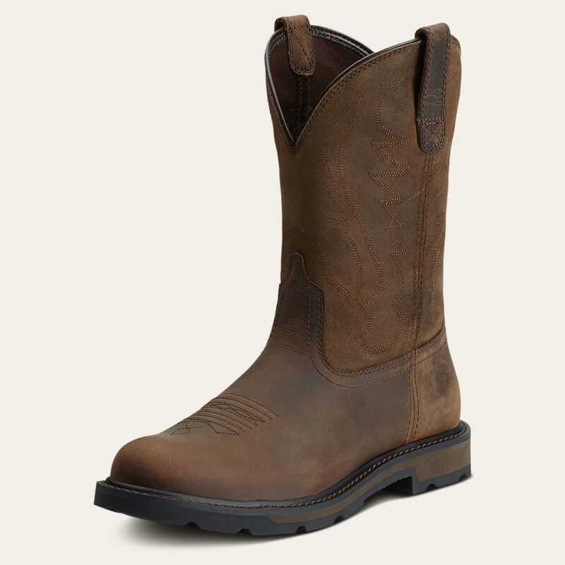 Ariat Groundbreaker Work Boot Brown | 293UKOXTR