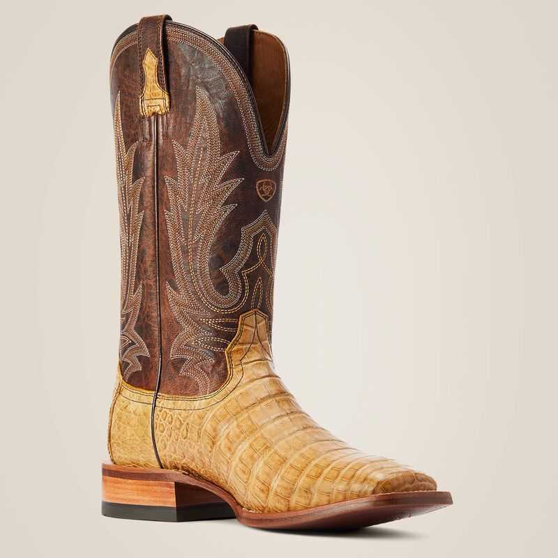 Ariat Gunslinger Cowboy Boot Honeycomb Caiman Belly | 904FLXJBT