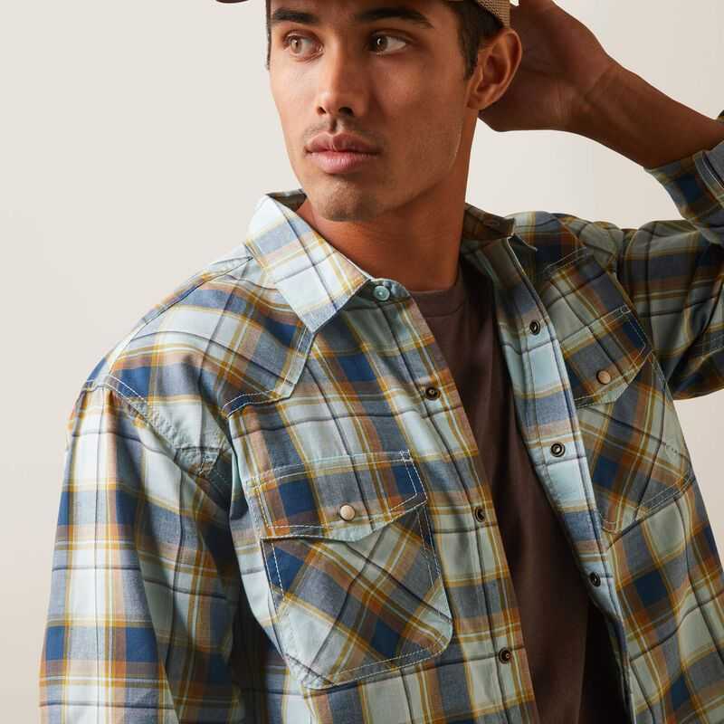 Ariat Habney Retro Fit Shirt Aquatic | 196OPCLIH