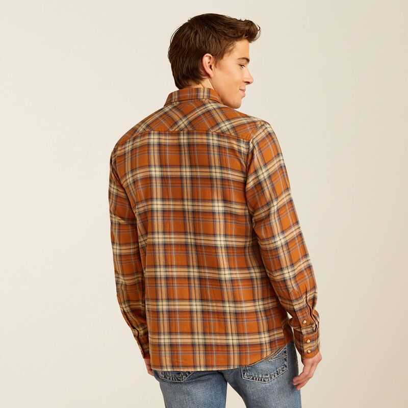 Ariat Haiden Retro Fit Shirt Roasted Pecan | 490WNKBTV