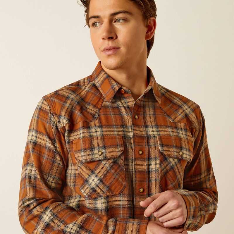 Ariat Haiden Retro Fit Shirt Roasted Pecan | 490WNKBTV