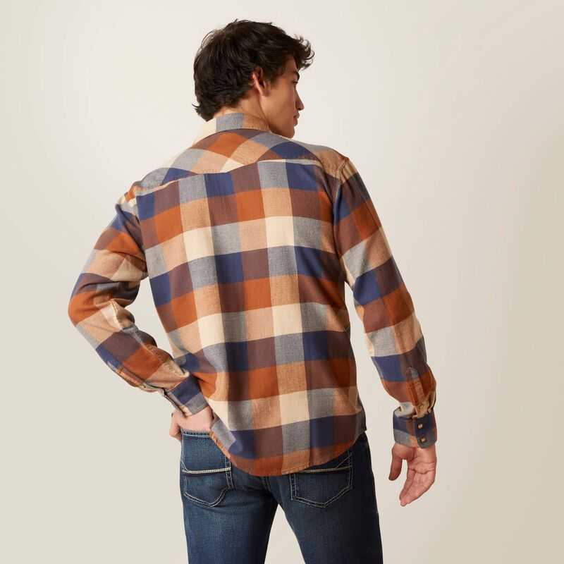 Ariat Haider Retro Fit Shirt Mohogany | 312DOPQGE