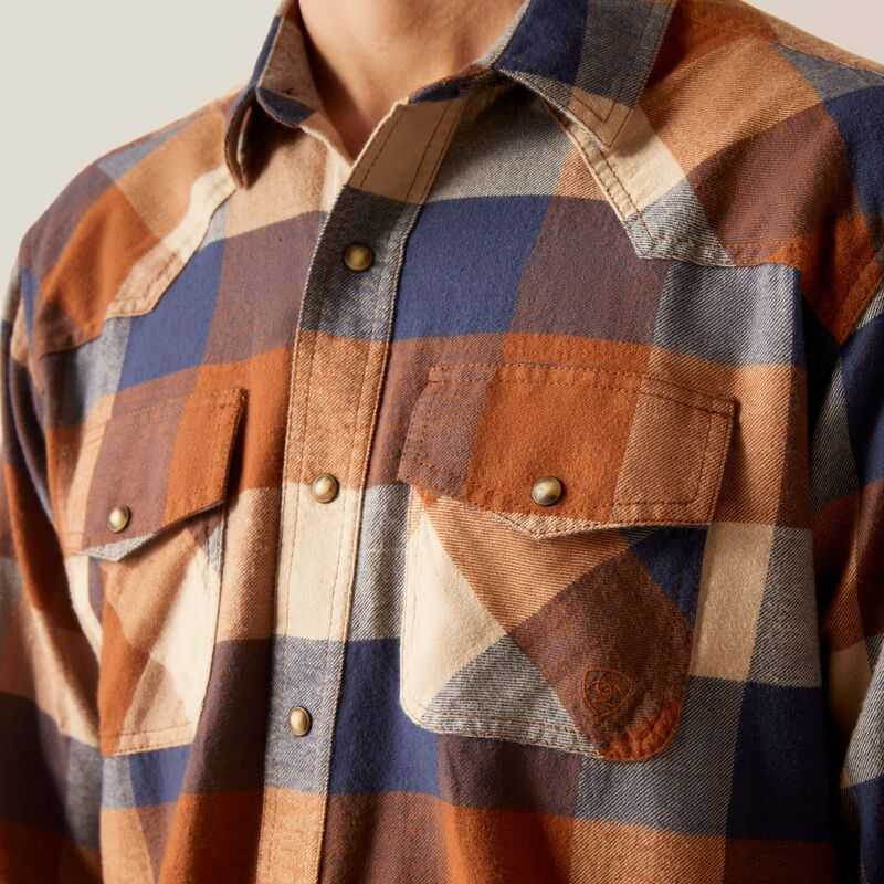 Ariat Haider Retro Fit Shirt Mohogany | 312DOPQGE