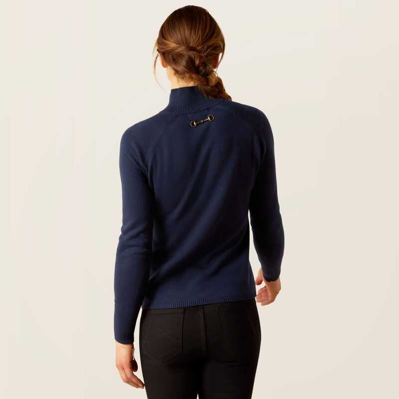 Ariat Half Moon Bay Sweater Navy | 968QGOLZM