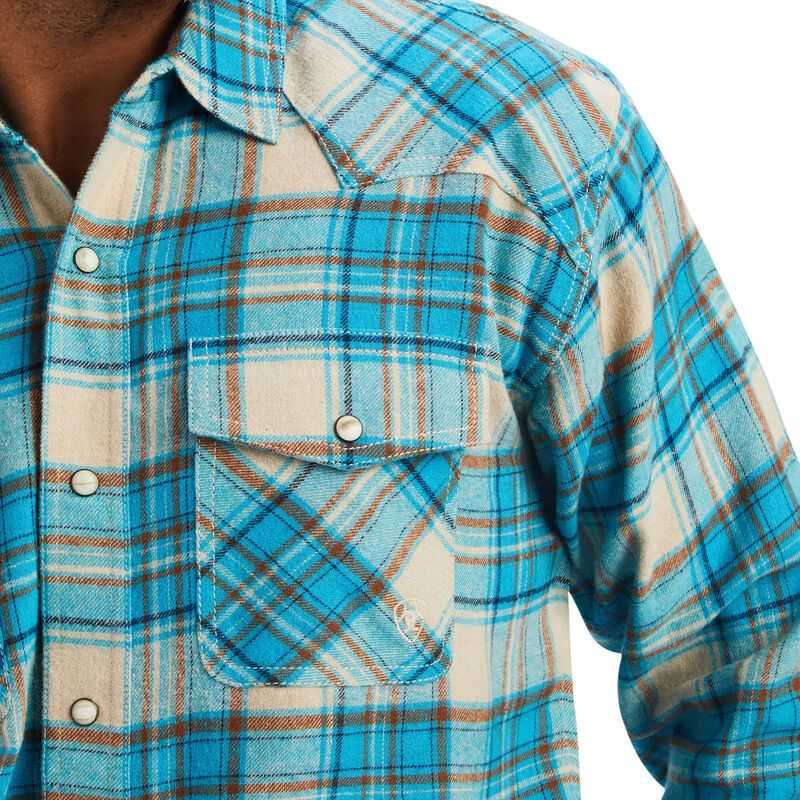 Ariat Handley Retro Fit Shirt Turquoise | 947QEBPVL