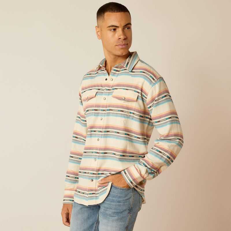 Ariat Hansel Retro Fit Shirt Sandshell | 315GWAOCB