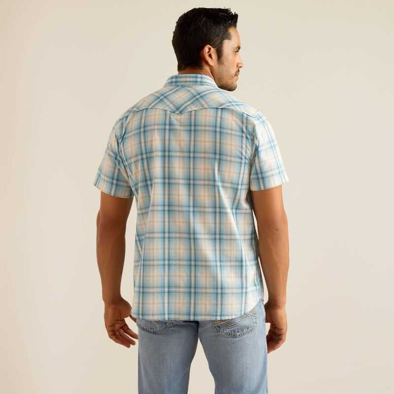 Ariat Harold Retro Fit Shirt Egret | 431IZNAXY