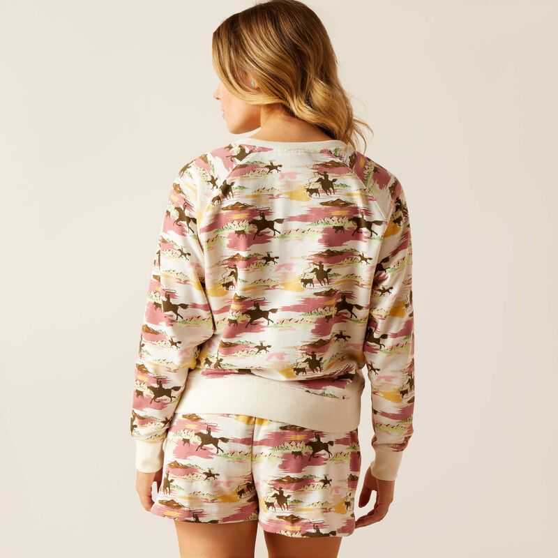 Ariat Hawaiian Sweatshirt Hawaiian Print | 590BRYZGU