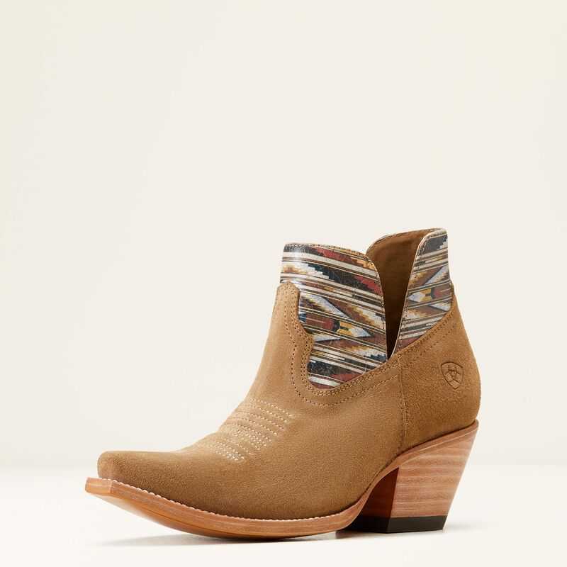 Ariat Hazel Chimayo Western Boot Dijon Roughout | 719RHEYQC