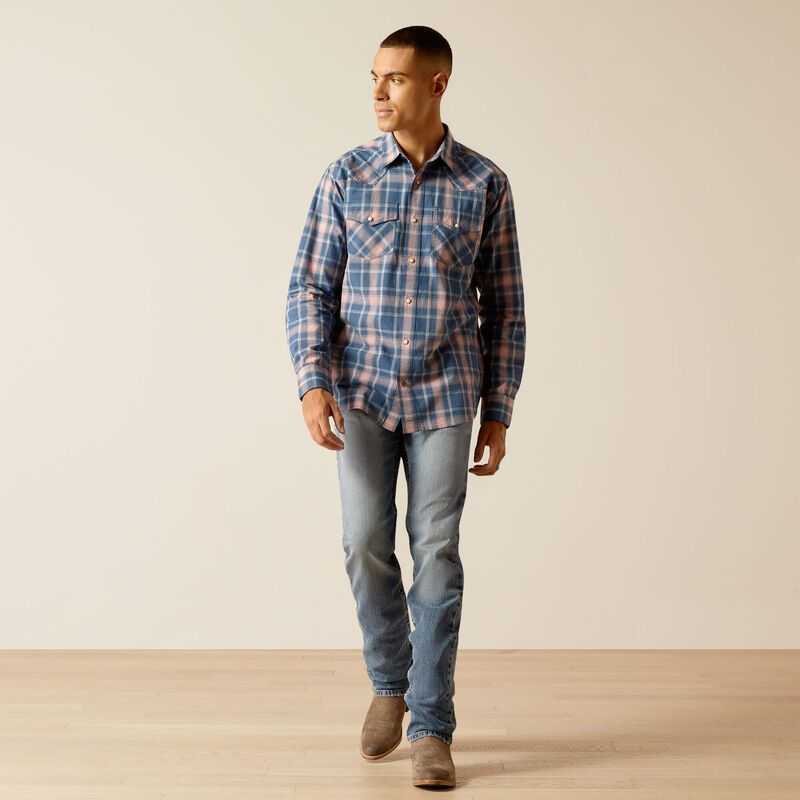 Ariat Hershy Retro Fit Shirt Antracite | 871OVINLE