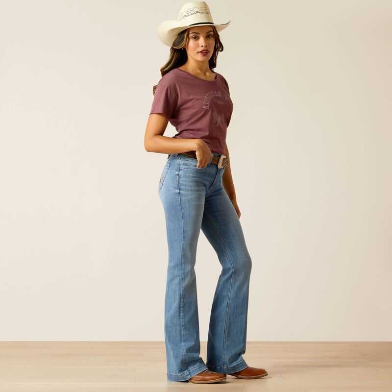 Ariat High Rise Alice Slim Trouser Glendale | 026DGWJPM