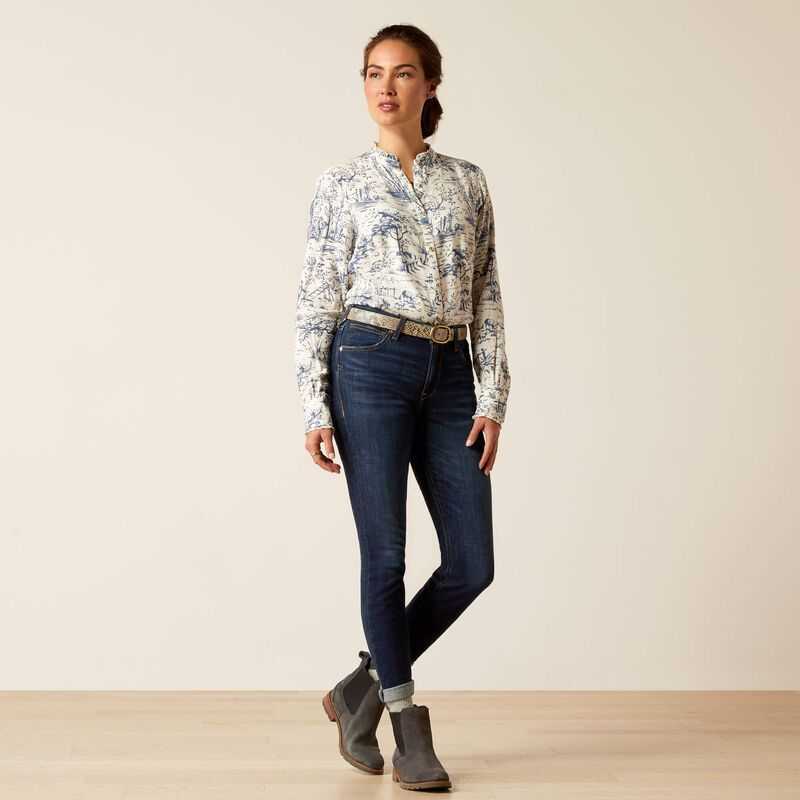 Ariat High Rise Bridle Skinny Jeans Puerto Rico | 156RGDFYN