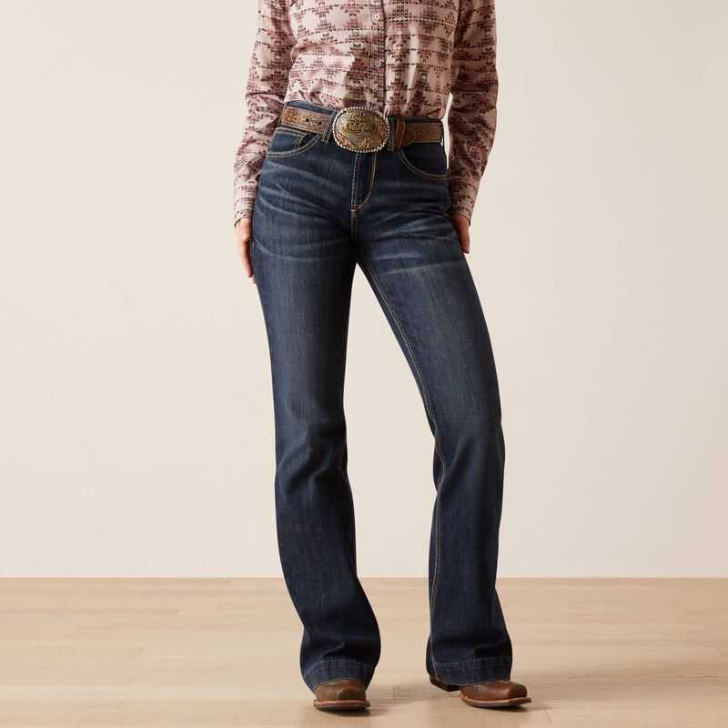 Ariat High Rise Naz Slim Trouser Jean Florida | 038GLUHCZ