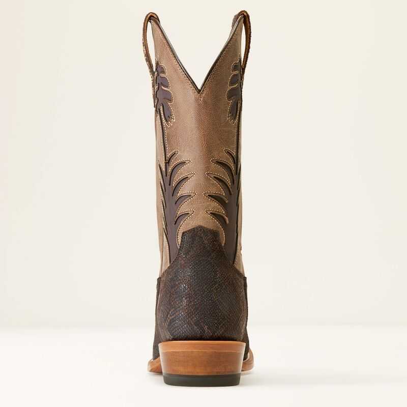 Ariat High Stepper Sendero Western Boot Chocolate Snake | 910KVZDSF