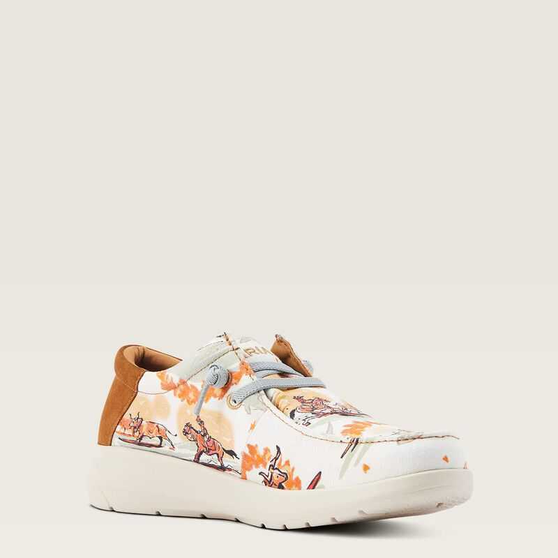 Ariat Hilo Western Aloha Surfing Longhorn Print | 645TSKBOD