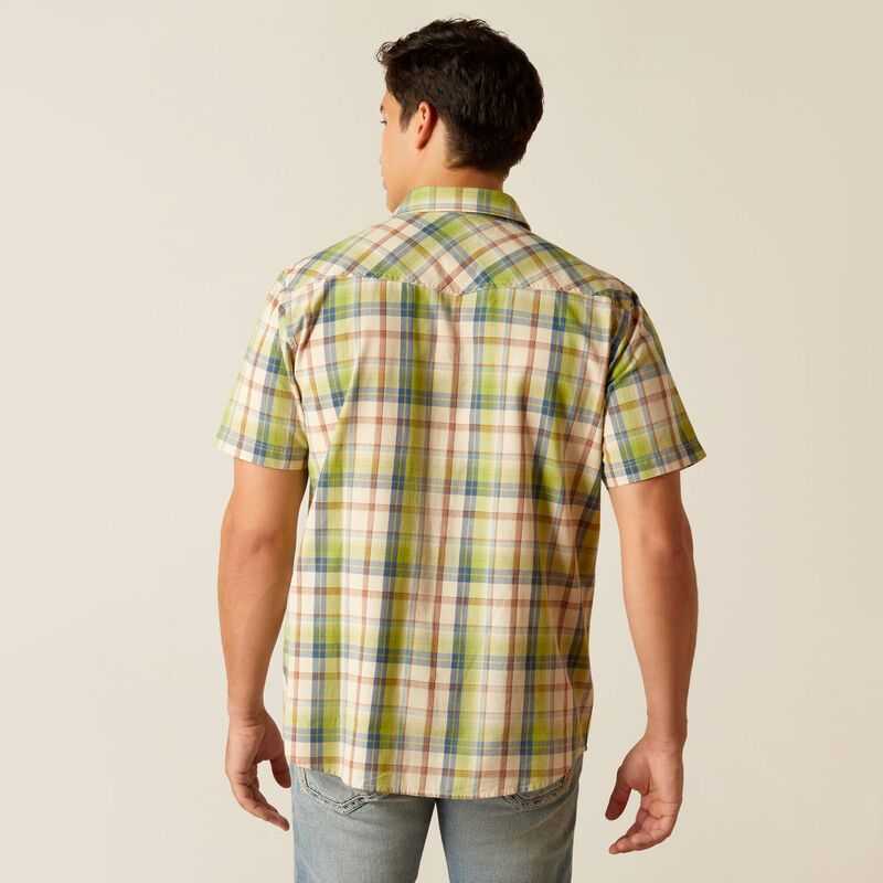 Ariat Hinston Retro Fit Shirt Sandshell | 495AOKFWY