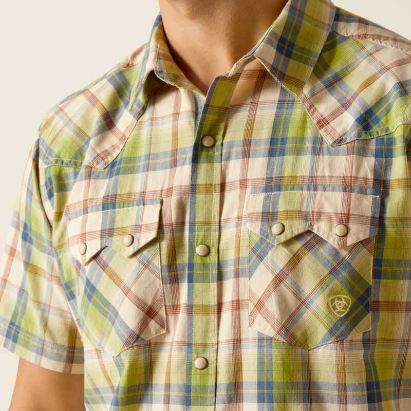 Ariat Hinston Retro Fit Shirt Sandshell | 495AOKFWY