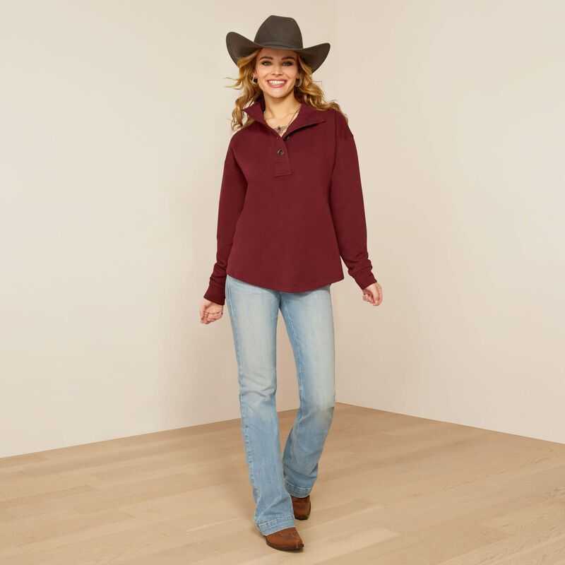 Ariat Hometown Sweatshirt Brown | 875FMRNCS