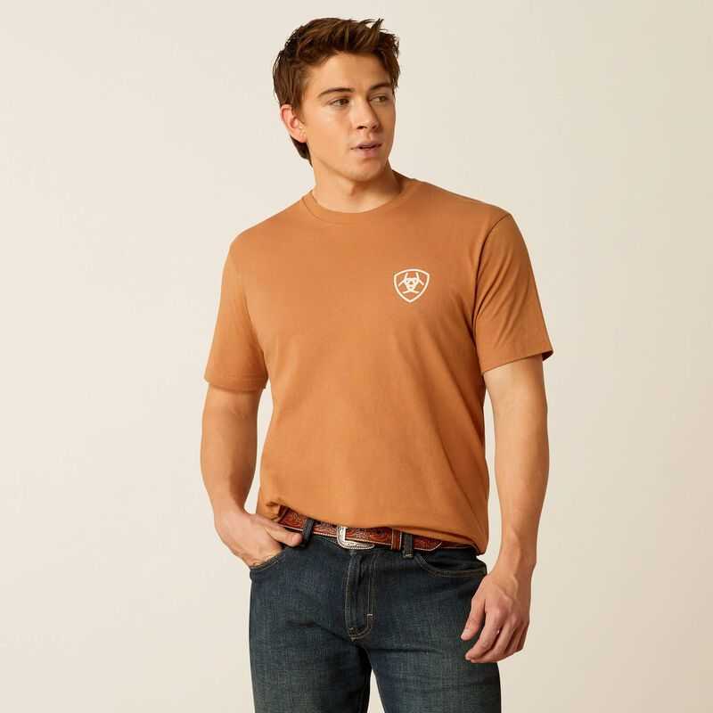 Ariat Horizon Oasis T-Shirt Chipmunk | 456NQTGVK