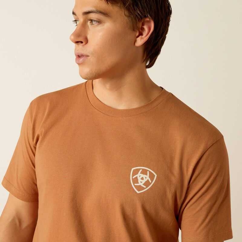 Ariat Horizon Oasis T-Shirt Chipmunk | 456NQTGVK