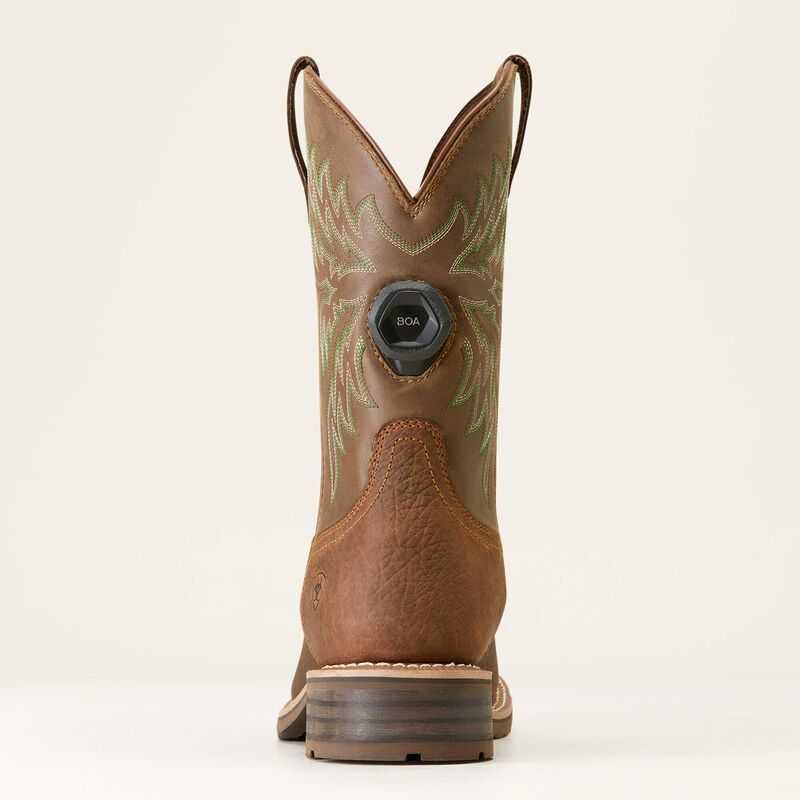 Ariat Hybrid Rancher BOA Waterproof Cowboy Boot Brown | 139QEPHGD