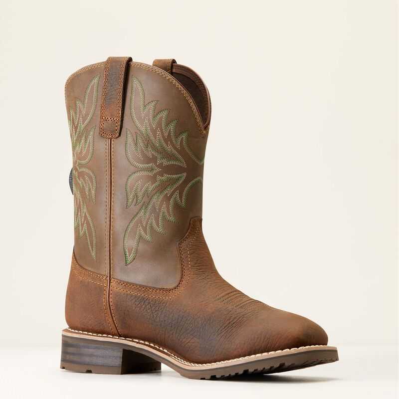 Ariat Hybrid Rancher BOA Waterproof Cowboy Boot Brown | 139QEPHGD