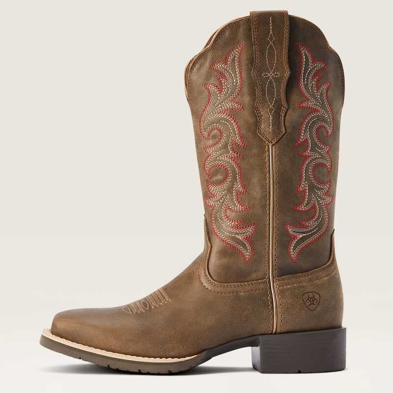 Ariat Hybrid Rancher StretchFit Western Boot Pebble | 089WPOIRS