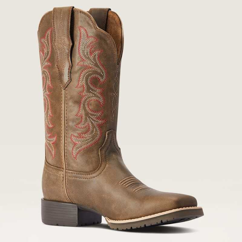 Ariat Hybrid Rancher StretchFit Western Boot Pebble | 089WPOIRS