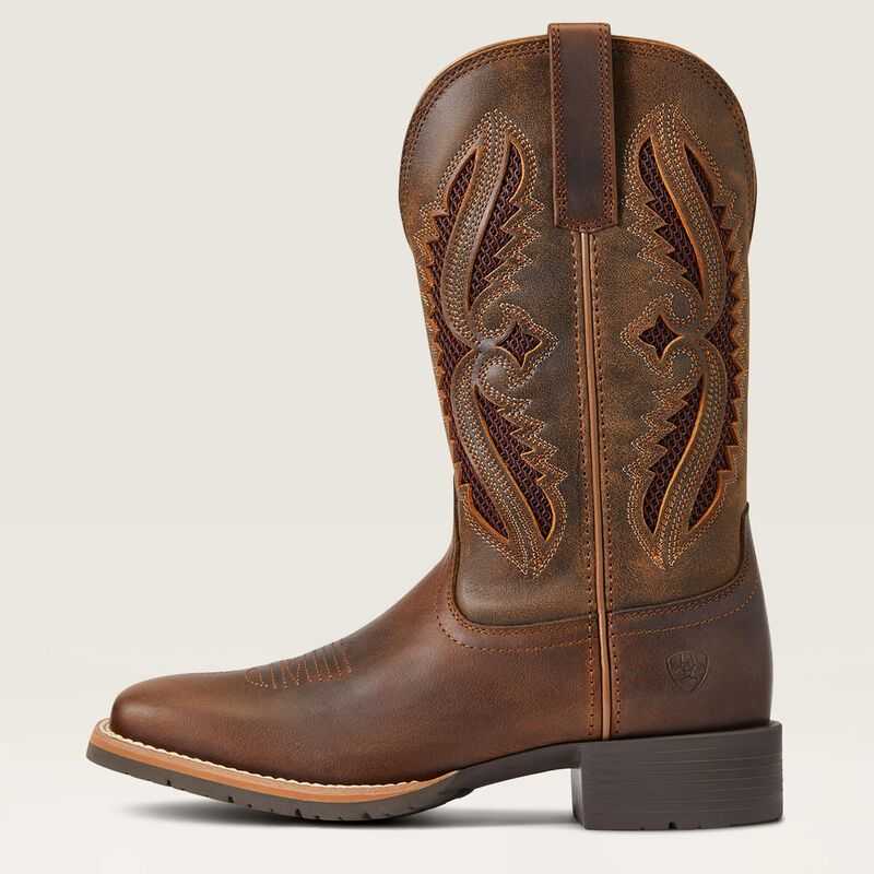 Ariat Hybrid Rancher VentTek 360 Western Boot Brown | 513DPNLEI