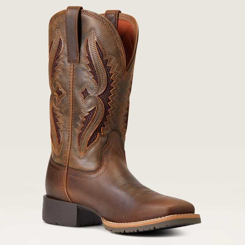 Ariat Hybrid Rancher VentTek 360 Western Boot Brown | 513DPNLEI