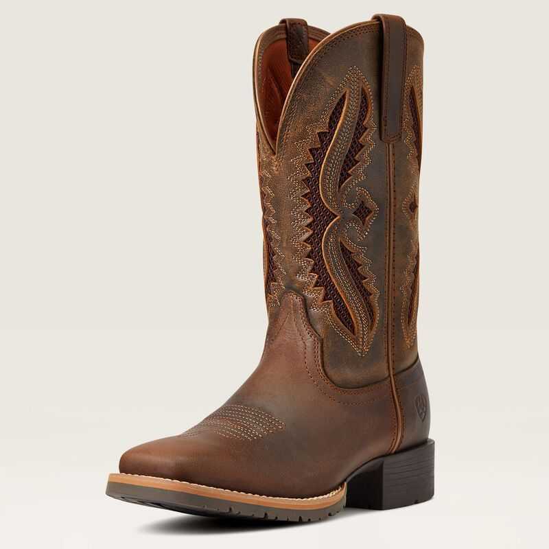 Ariat Hybrid Rancher VentTek 360 Western Boot Brown | 513DPNLEI