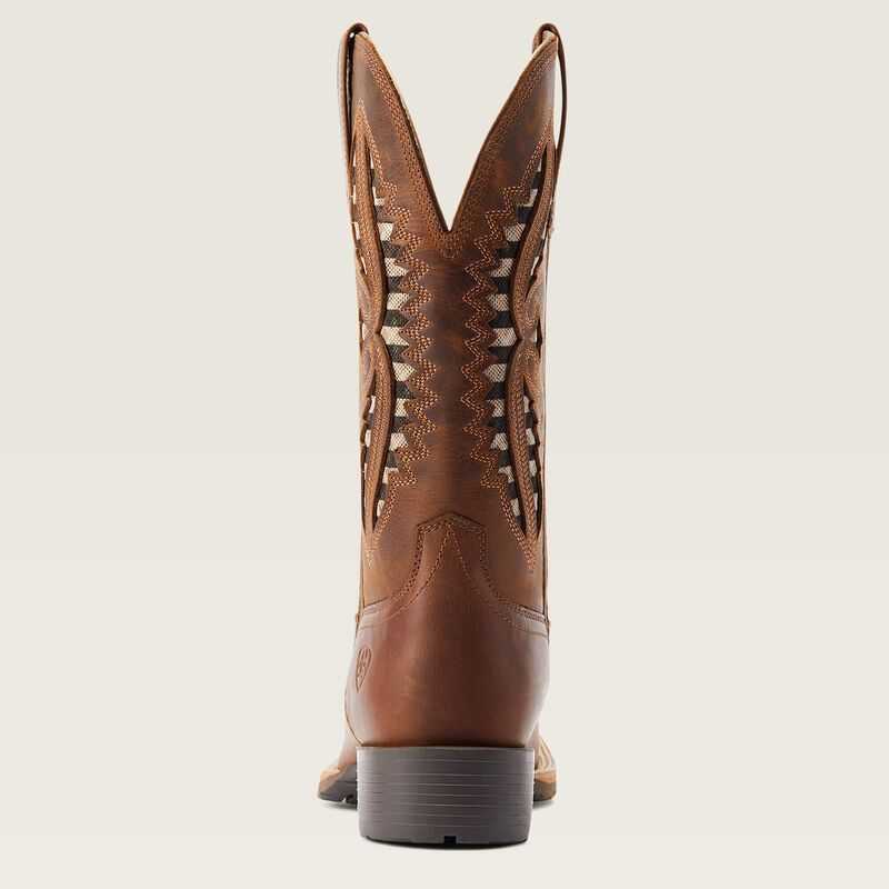 Ariat Hybrid Rancher VentTek 360 Western Boot Brown | 589PLQJZX