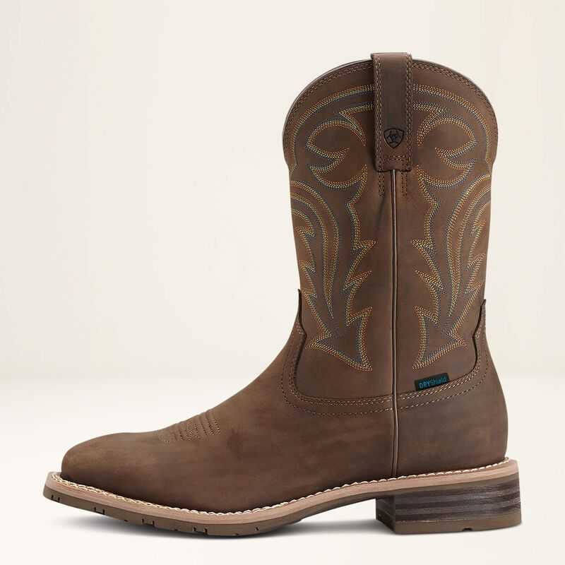 Ariat Hybrid Rancher Waterproof Western Boot Brown | 953RCDXLT