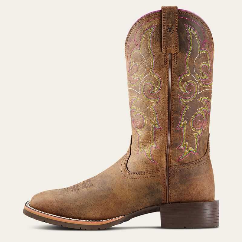 Ariat Hybrid Rancher Western Boot Brown | 145EZCXWN