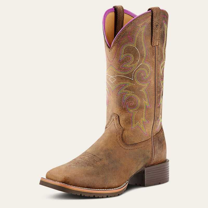 Ariat Hybrid Rancher Western Boot Brown | 145EZCXWN