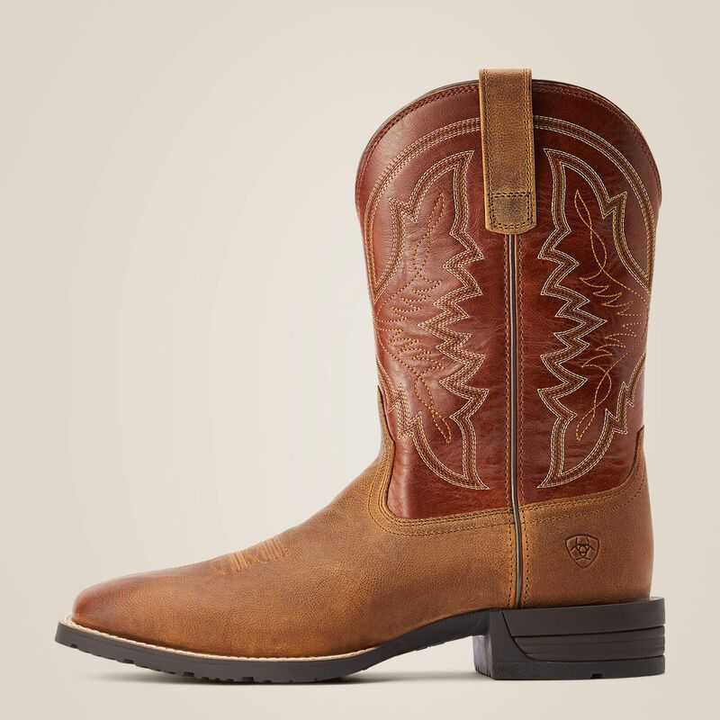 Ariat Hybrid Ranchwork Western Boot Sorrel Crunch | 251OPRNMJ