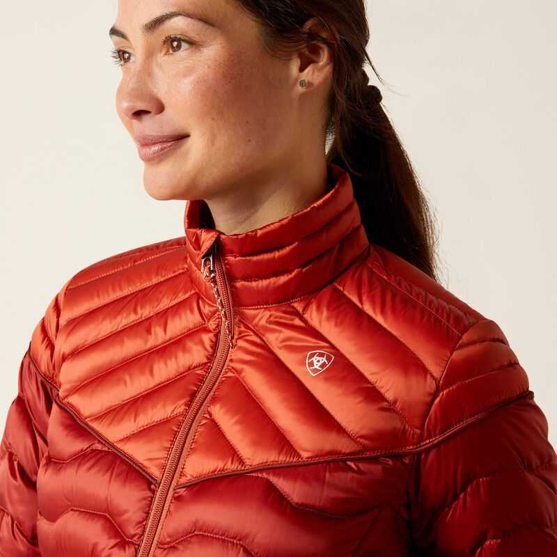 Ariat Ideal Down Jacket Red | 468WQLYZH