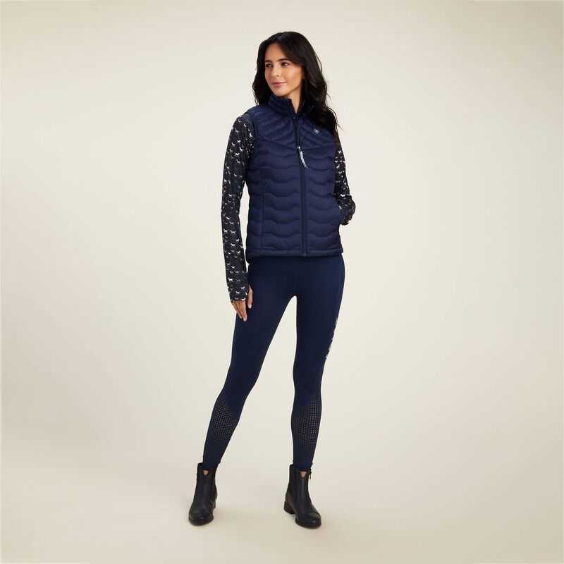 Ariat Ideal Down Vest Navy | 086TXHMKE