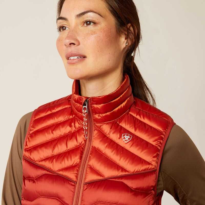 Ariat Ideal Down Vest Red | 179MHAJBI