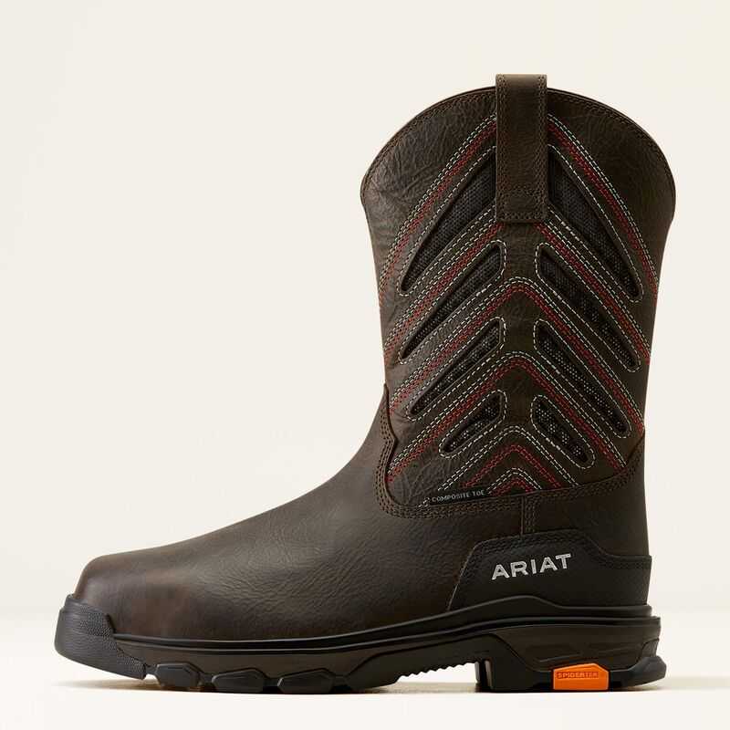 Ariat Intrepid VentTEK Composite Toe Work Boot Coffee | 421UJMYPZ