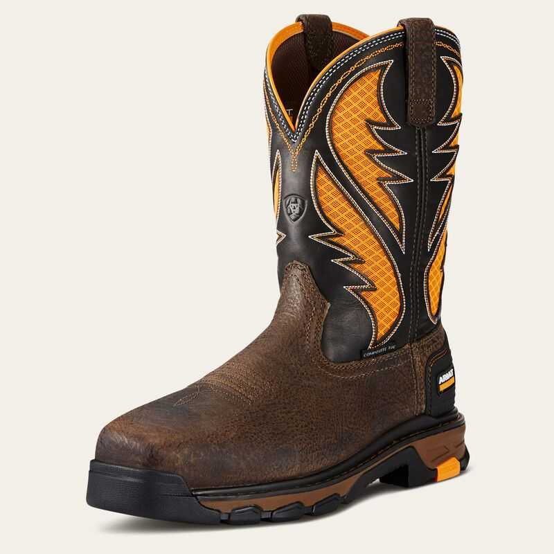 Ariat Intrepid VentTEK Composite Toe Work Boot Brown | 486PBQRGH