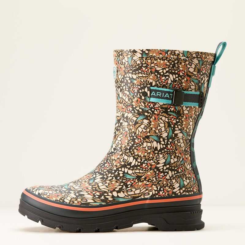 Ariat Kelmarsh Mid Rubber Boot Butterfly | 491UXSGQP