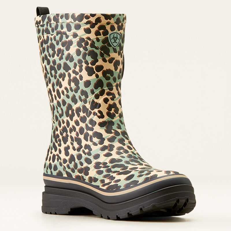 Ariat Kelmarsh Mid Rubber Boot Leopard Camo | 692NLQXCE