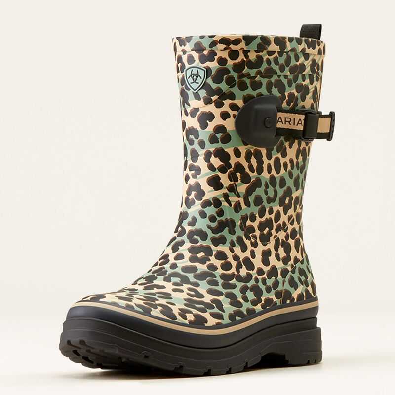 Ariat Kelmarsh Mid Rubber Boot Leopard Camo | 692NLQXCE