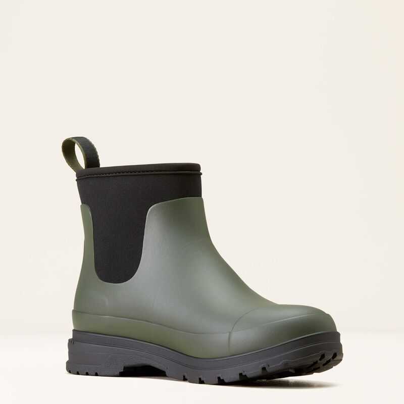 Ariat Kelmarsh Shortie Rubber Boot Dark Olive | 368RHGWKJ