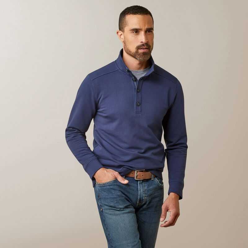 Ariat Kentfield Sweatshirt Navy | 980SHKDFJ