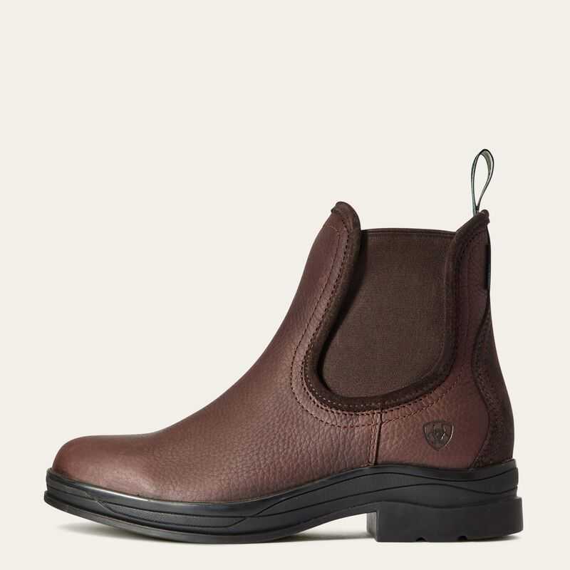 Ariat Keswick Waterproof Boot Dark Brown | 046GSTULD