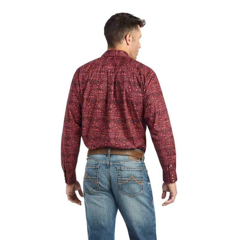 Ariat Kinglsey Classic Fit Shirt Red | 852UMCHIP